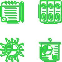 Notepad and Document Icon vector