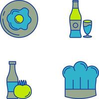 Breakfast and Bear Icon vector