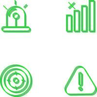 Sire and Block Icon vector