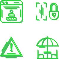 Voice Lock and Password Icon vector