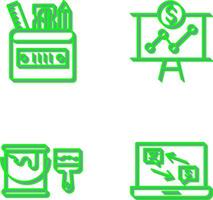 Stationery and Presentation Icon vector