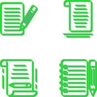 checklist and document Icon vector