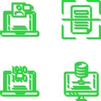 Call and Scan Icon vector