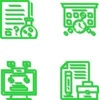 Hypothsis and Deadline Icon vector