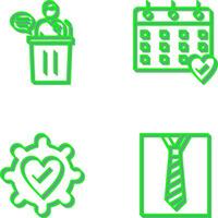 Debate and Calendar Icon vector