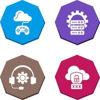 Gaming and Server Icon vector