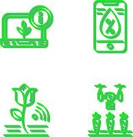 Information and Water Icon vector