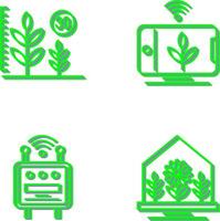 Growth and Device Icon vector