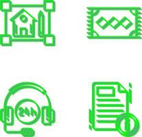 blueprint and rug Icon vector