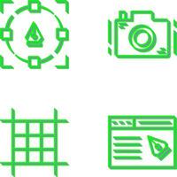 Camera and Icon vector