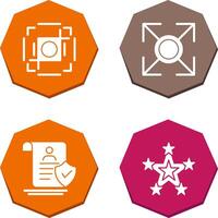 crop and expand Icon vector