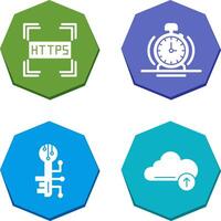 https y alarma icono vector