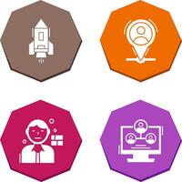 Start Up and Placeholder Icon vector