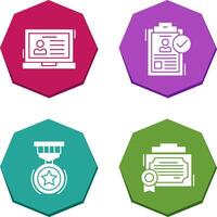 Laptop and Hire Icon vector