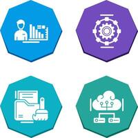 Consulting and Automated Icon vector