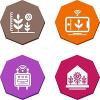 Growth and Device Icon vector