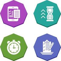 Check List and Quick Response Icon vector