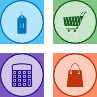 deals and shopping cart Icon vector