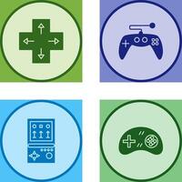 Direction Key and Gaming Control Icon vector