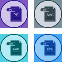 PS and SVG Icon vector