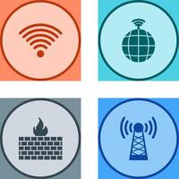 Signal on User and global Signals Icon vector