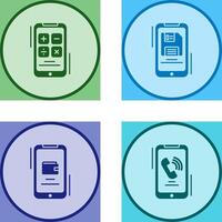 Calculator and Backup file Icon vector