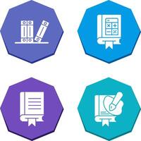 Archive and Mathematics Icon vector