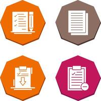 Agreement and Document Icon vector