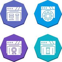 Dashboard and Browser Icon vector