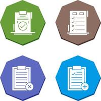 Today to Done Check List and Checkmark Icon vector