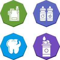 Vape and Vape Liquid Icon vector