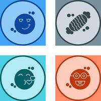 Smirk and Candy Icon vector