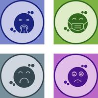 Vomit and Mask Icon vector