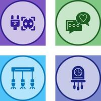 Socket and Chat Icon vector