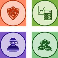 Accounting and Health Icon vector