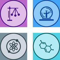 Pendulum and Plasma Ball Icon vector