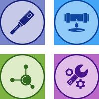 Screwdriver and Leak Icon vector