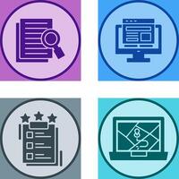 Details Looking and Adaptive Icon vector