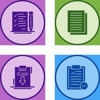 Agreement and Document Icon vector