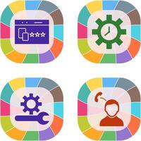 Website Promotion and Time Optimization Icon vector