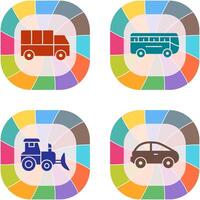 Truck and Bus Icon vector