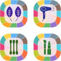 Herb and Hair removal Icon vector