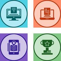 Quiz and Registration Icon vector