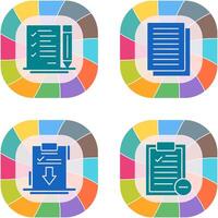 Agreement and Document Icon vector