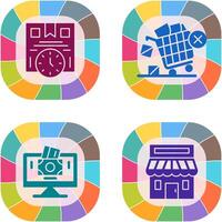 Time is Money and Offer End Icon vector