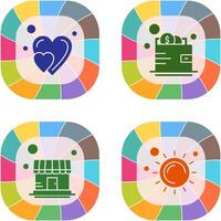 Heart and Wallet Icon vector