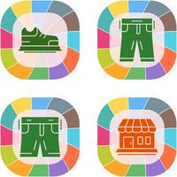 Shoes and Pants Icon vector