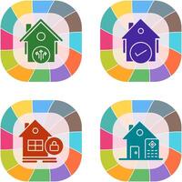 Vent and Houses Icon vector