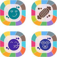 Smirk and Candy Icon vector