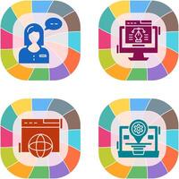 Consulting and Web Design Icon vector